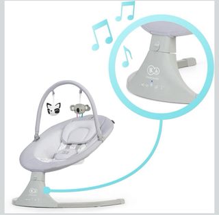 Hamaca KinderKraft gris con peluches