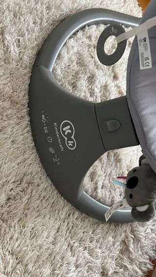 Hamaca KinderKraft gris con peluches