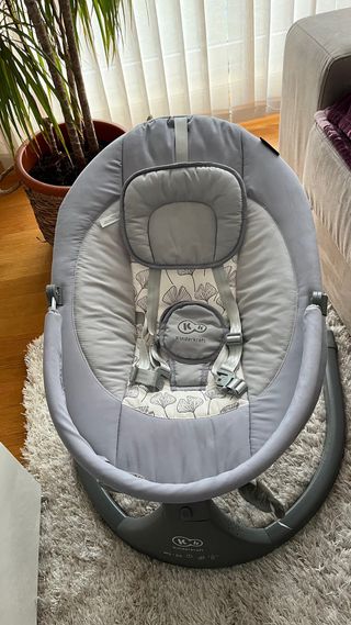 Hamaca KinderKraft gris con peluches