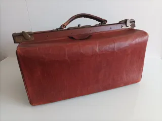 Maletín antiguo de piel