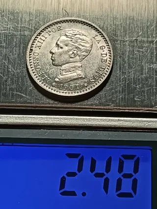 Moneda 50 céntimos 1904*0*4