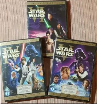 Caja Metálica Star Wars Trilogía Original DVD