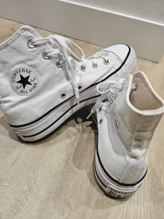 Converse Blancas Plataforma