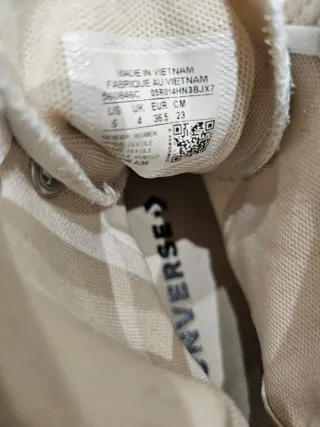 Converse Blancas Plataforma