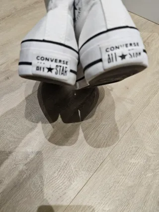 Converse Blancas Plataforma