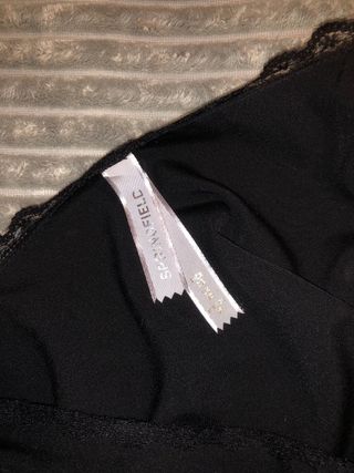 Vestido negro corto - Springfield talla M