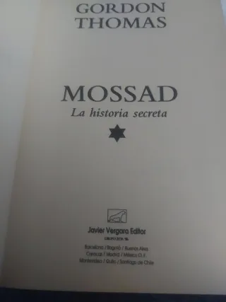 Libro- MOSSAD La historia secreta.