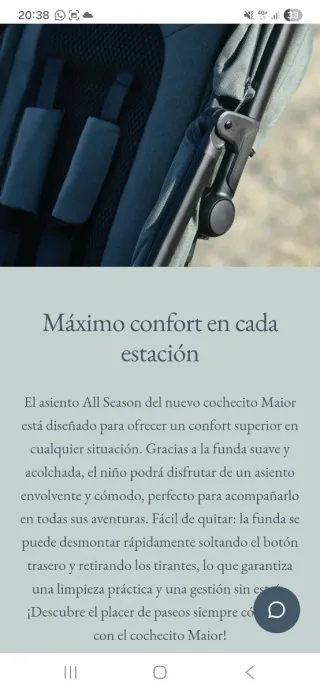 Silla de paseo Inglesina Maior -  Gris