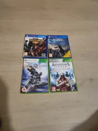 Lote 4 Juegos PS4 y Xbox 360