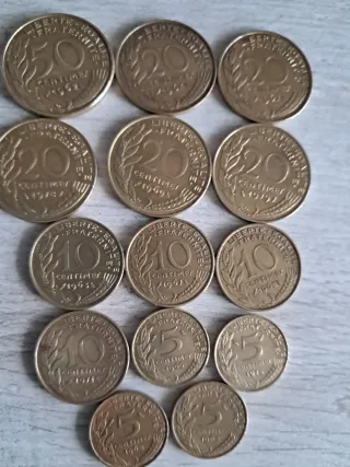 Lote de monedas antiguas