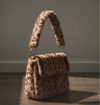Bolso Topshop Y2K Leopardo Rosa Peludito