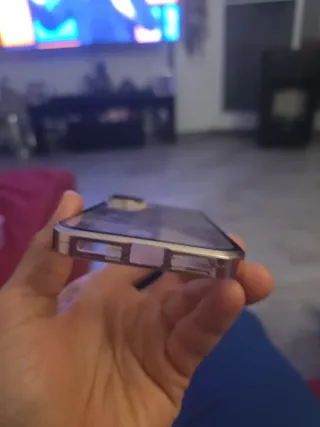 Funda iPhone Transparente Dorado