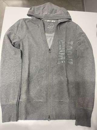 Felpa con cappuccio IN OUT grigia