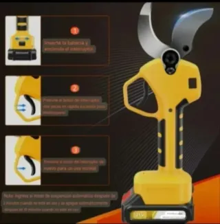 Tijeras Podar Eléctricas Batería Recargable