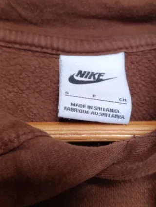 Sudadera Nike Marrón Mocha Talla S (Hoodie)