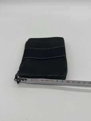 Portafoglio pieghevole Hermès Fourre Tout PM in tela nera