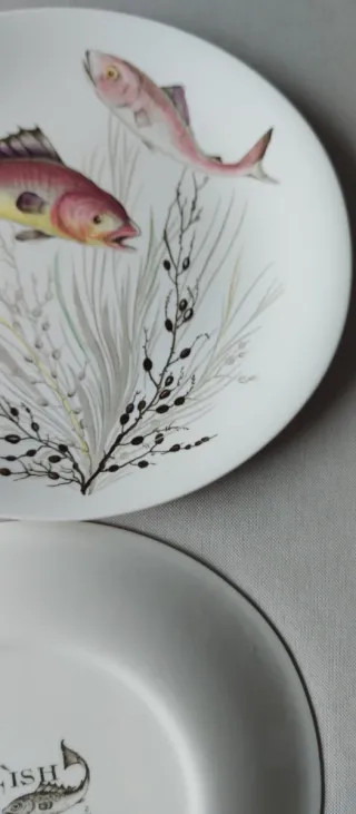 Pareja Platos Johnson Bros Peces