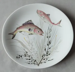 Pareja Platos Johnson Bros Peces