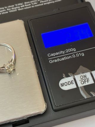 Anillo Oro 18k Diamante Natural 0.70 Ct VS2