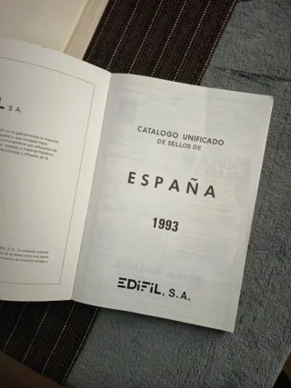 Catalogo Francobolli Edifil Spagna 1993