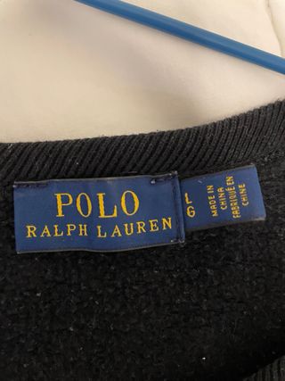 Sudadera chica Polo Ralph Lauren Negra Talla L