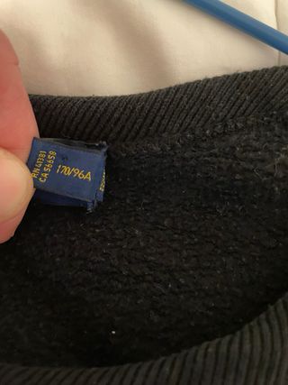 Sudadera chica Polo Ralph Lauren Negra Talla L