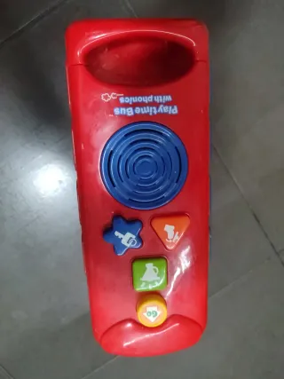 Autobús de juguete para aprender inglés