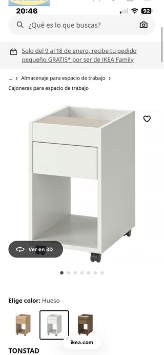 Cajoneras Tonstad Ikea Beige
