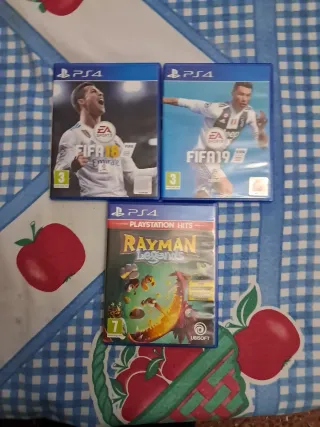 3 Giochi PS4: FIFA 18, FIFA 19, Rayman Legends
