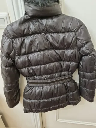 Anorak plumífero marrón mujer Talla S