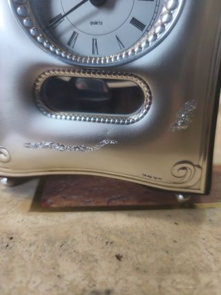 Orologio da tavolo pendolo Argento