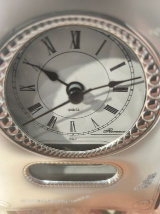 Orologio da tavolo pendolo Argento