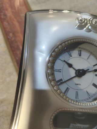 Orologio da tavolo pendolo Argento