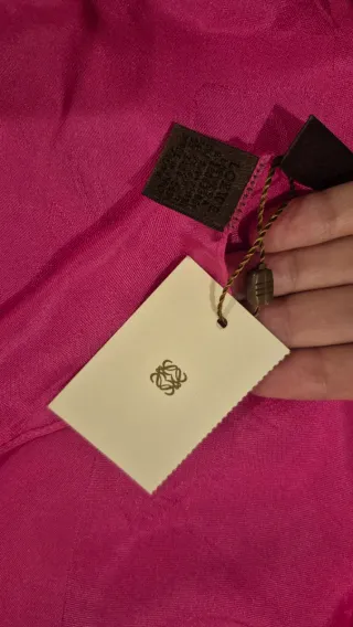 Pañuelo Loewe Rosa y Marrón