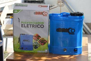 Pulverizador de batería azul