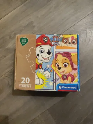2 Puzzles Paw Patrol 20 piezas Clementoni