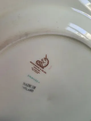 Piatto vintage Wedgwood floreale