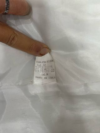 Piumino cappotto bianco