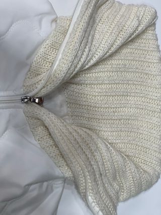 Piumino cappotto bianco