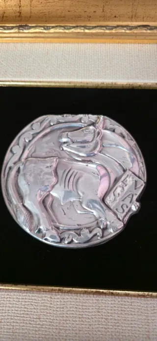 Raro Bassorilievo Argento Puro 925 Cattedrale Bari