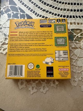 Pokémon Edición Pikachu Game Boy