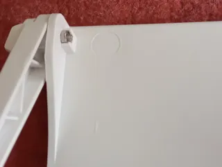 Estantería para TV blanca de plástico