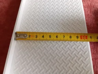 Estantería para TV blanca de plástico