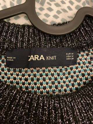 Jersey Zara Oversize Estampado Floral