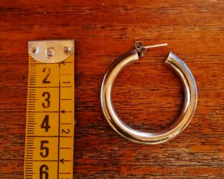 Pendientes Aro Plata