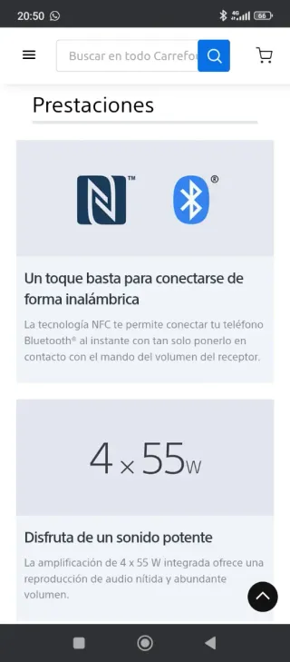 Radio Sony DSX-A410BT Bluetooth