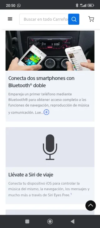 Radio Sony DSX-A410BT Bluetooth