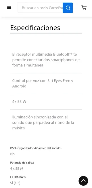 Radio Sony DSX-A410BT Bluetooth