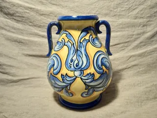 JARRÓN ÁNFORA ANTIGUO CON ASAS