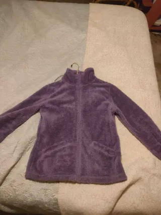 Chaquetilla polar lila Tramas T S